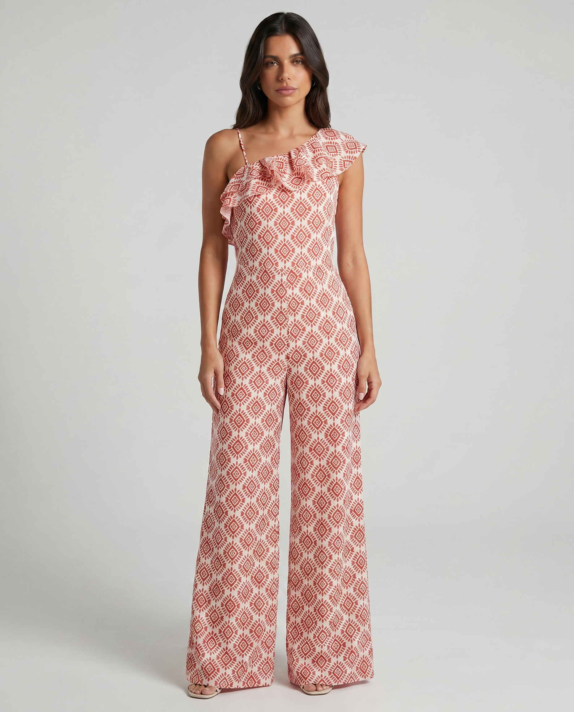 Jimena | Tuta con Stampa Geometrica Primaverile