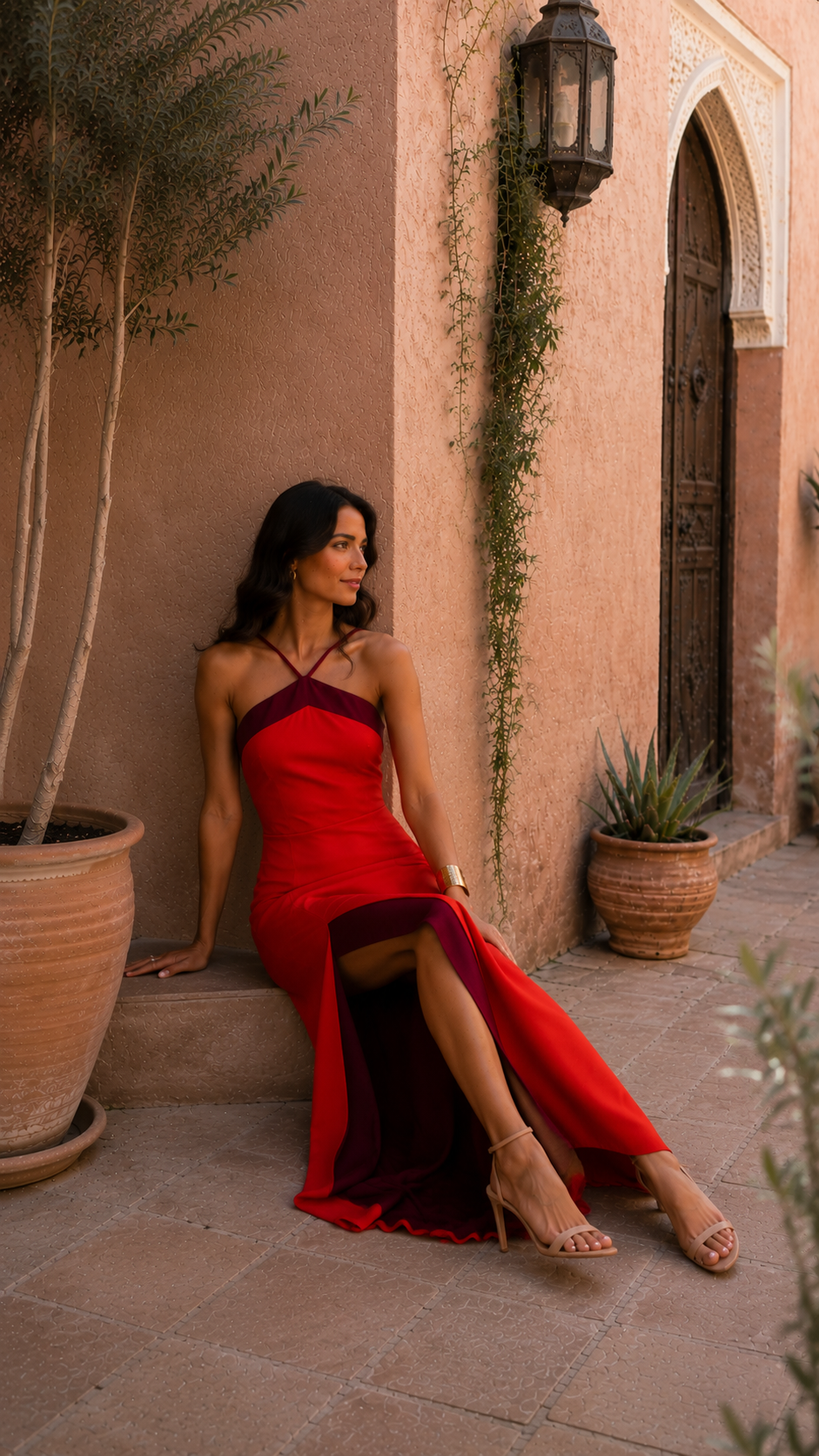 Vestito Oasis in Rosso