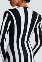 Carica l'immagine nel visualizzatore di Gallery, Abito Mini Viviana in Maglia a Righe