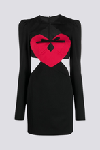 Carica l'immagine nel visualizzatore di Gallery, Abito Mini Magdalena con Cut-out a Cuore