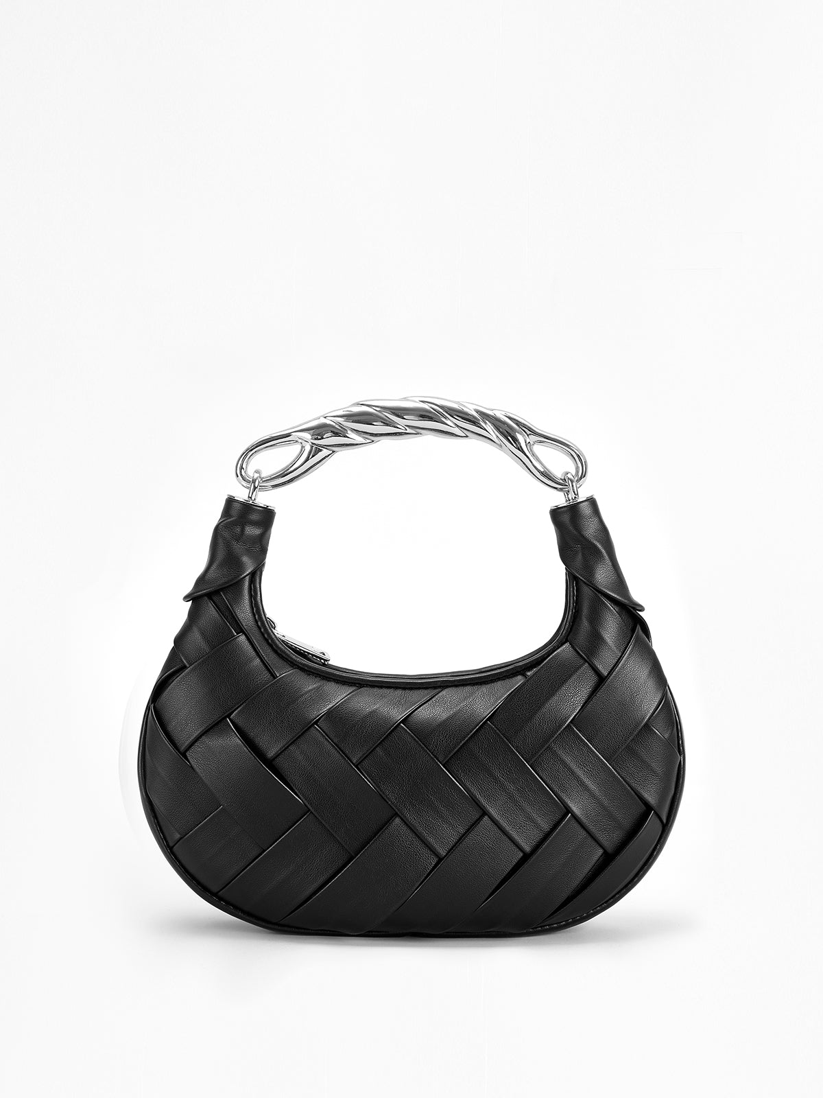 Borsa Crescent Intrecciata Selene