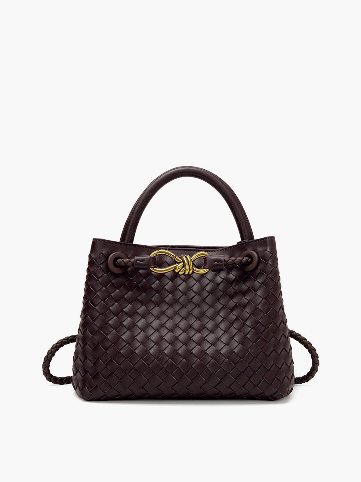 Borsa con Manico in Metallo Twist