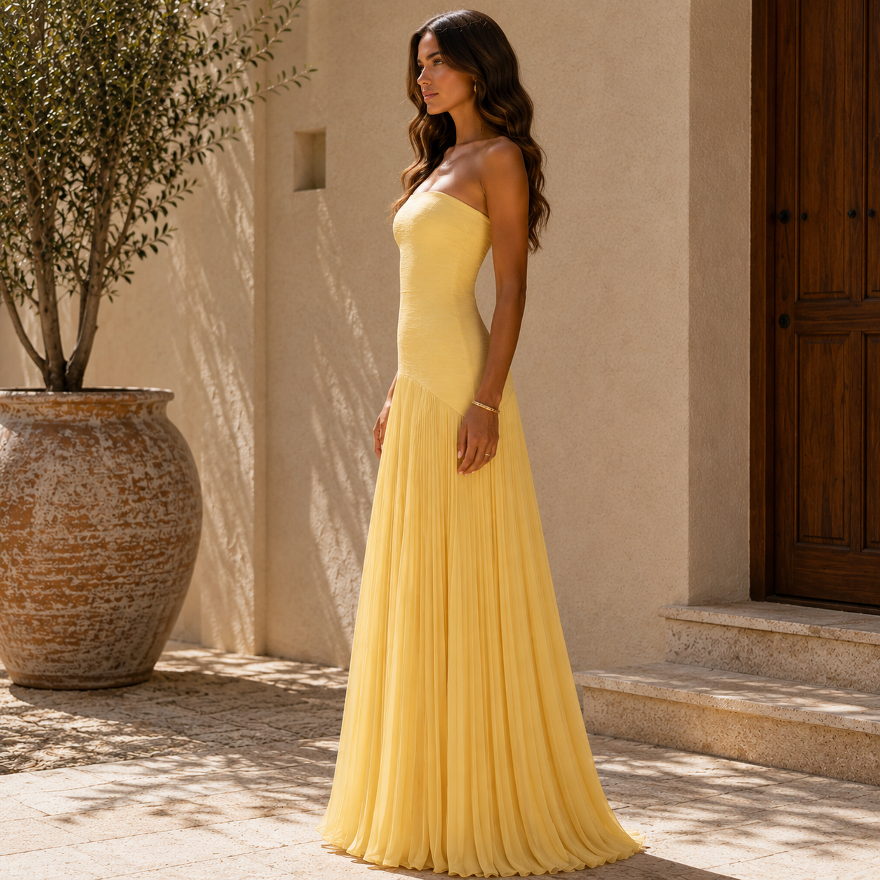 Vestito Almudena™ | Eleganza Sofisticata che Slancia con Delicatezza