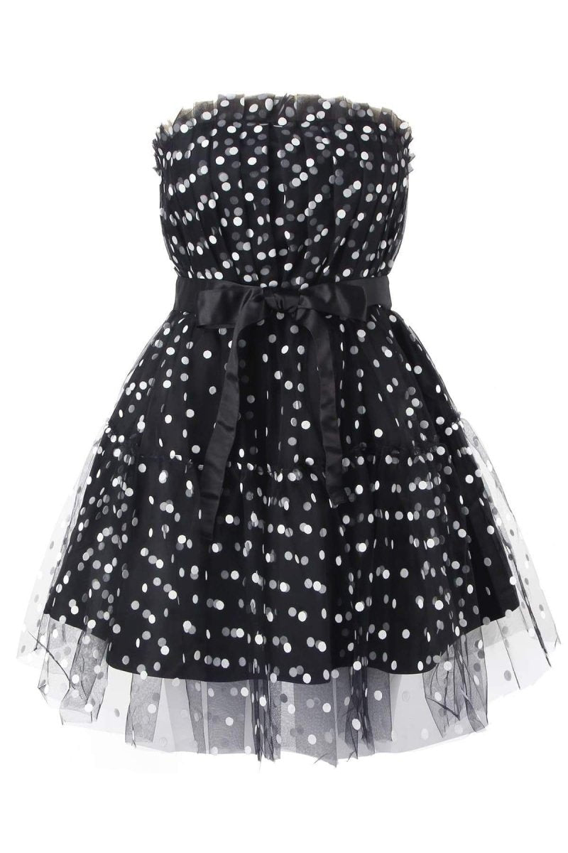 Abito Mini Yasmina in Tulle a Pois